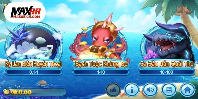 Đa dạng phiên bản bắn cá nội dung độc đáo