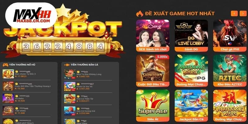 Sảnh game thu hút nhiều người tham gia